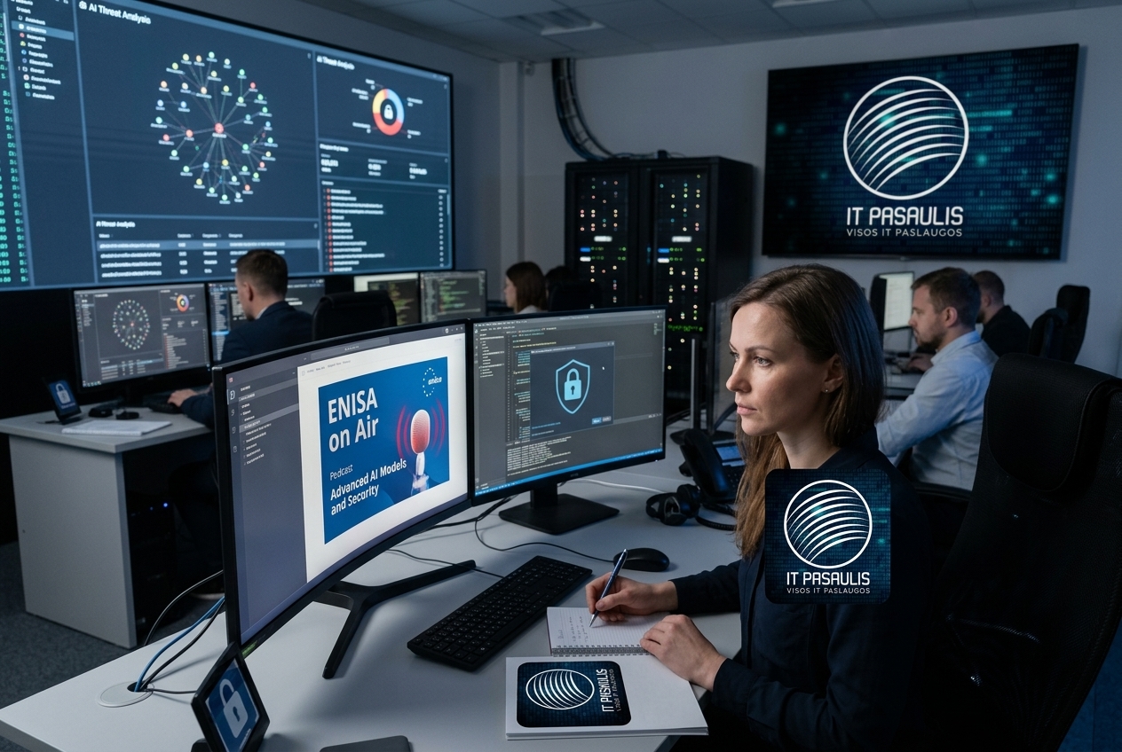 ENISA pradėjo tinklalaidę apie pažangų dirbtinį intelektą ir kibernetinį saugumą