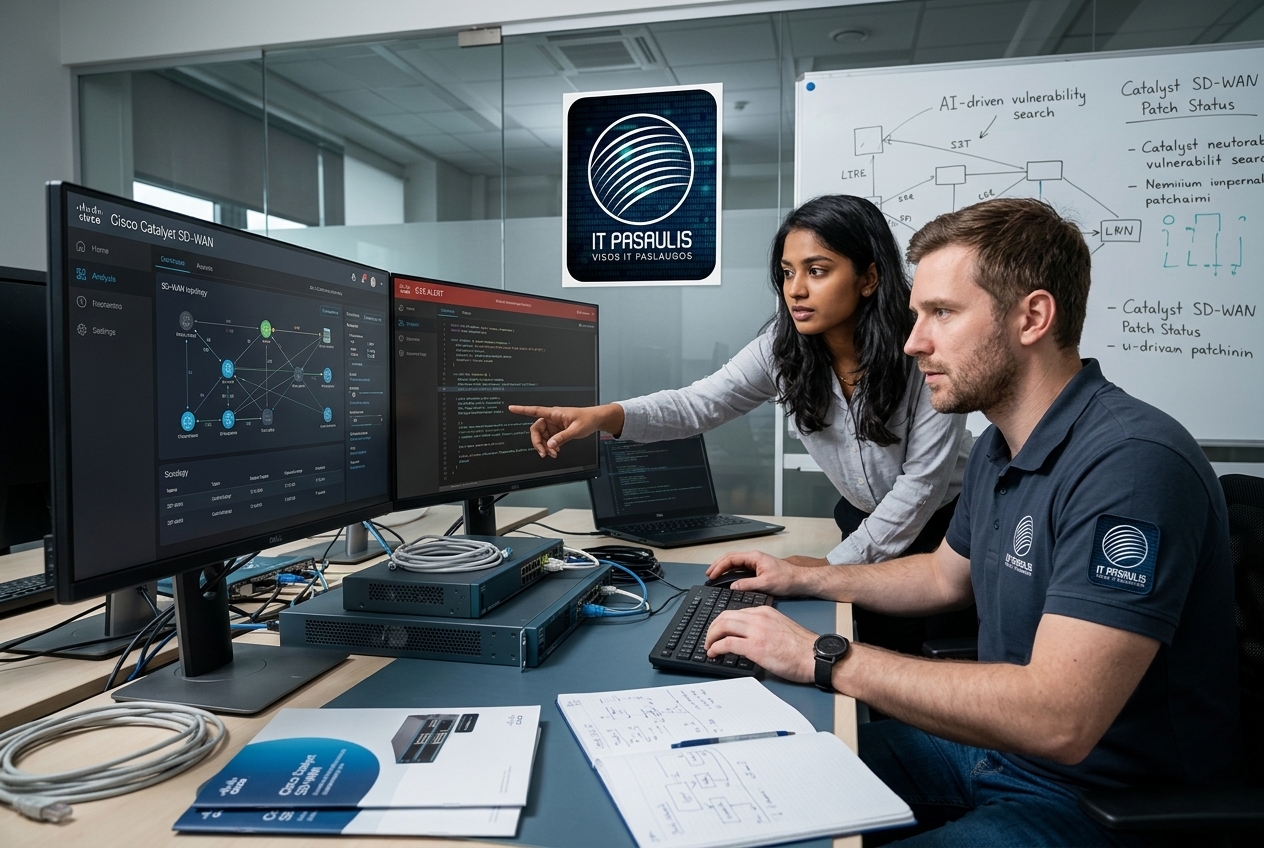 „Cisco“ taiso kritines „Catalyst SD-WAN“ spragas – jas aptikti padėjo ir pažangūs AI modeliai