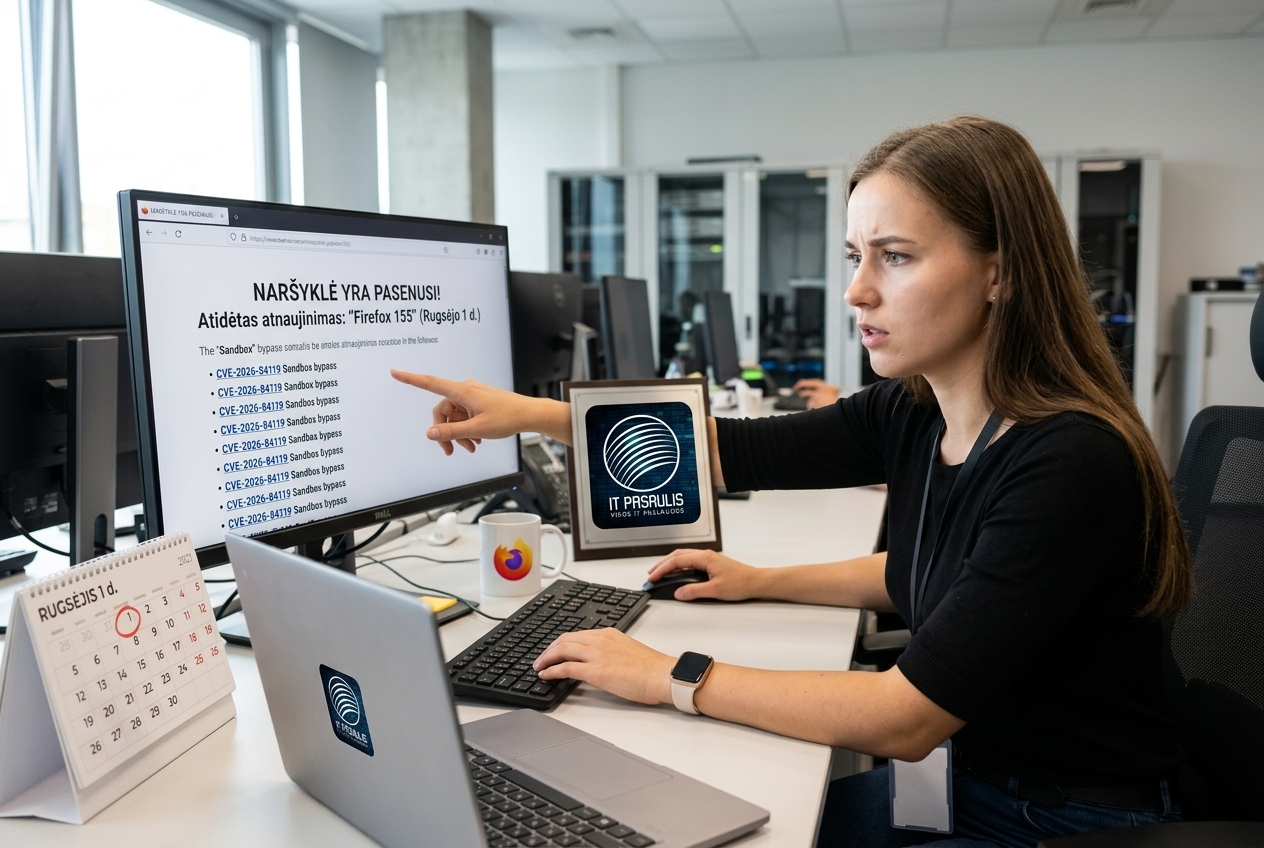 „Mozilla“ išleido „Firefox 155“: pataisyta daug aukšto pavojingumo saugumo spragų