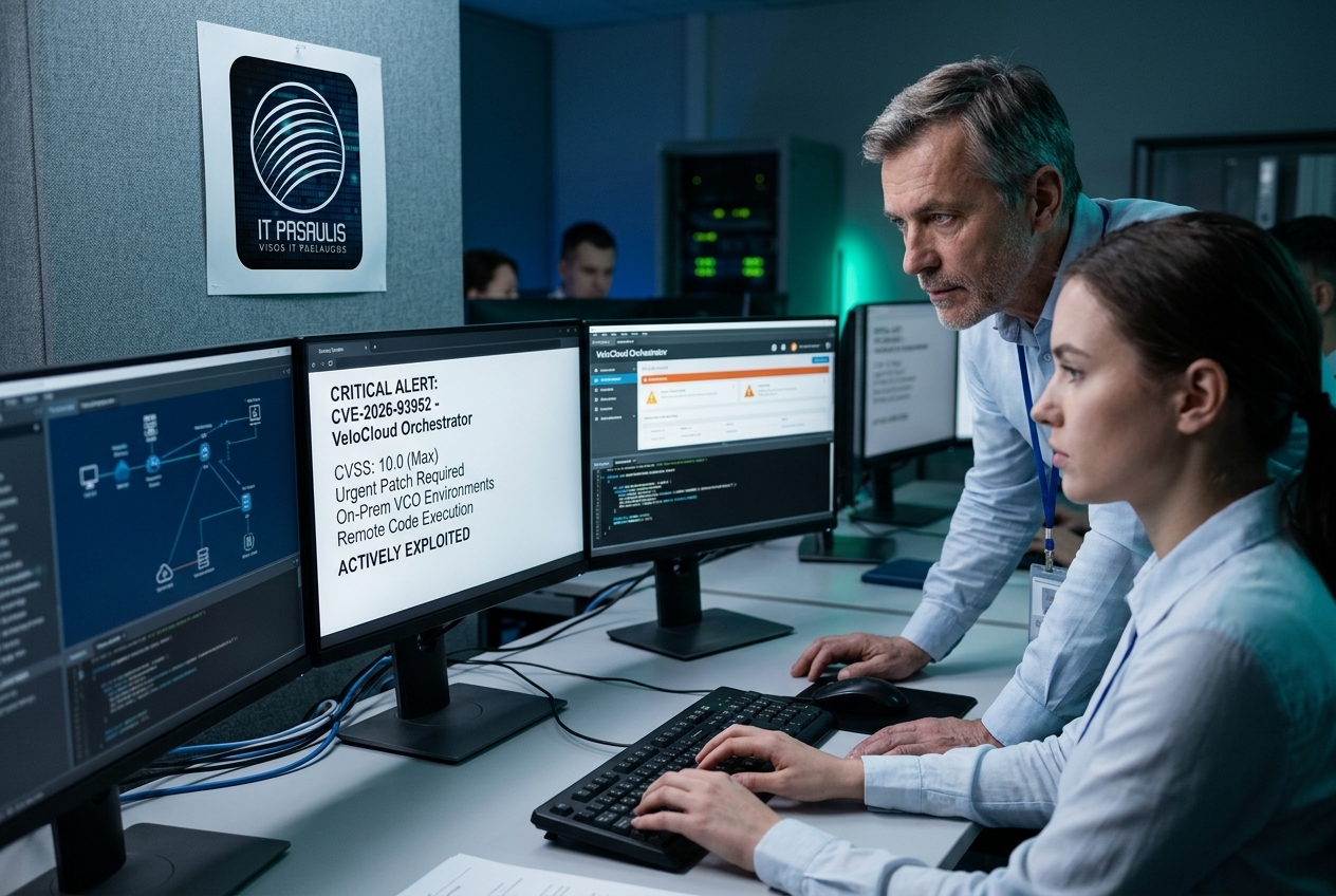 Aktyviai išnaudojama kritinė „VeloCloud Orchestrator“ spraga: administratoriams rekomenduojama atnaujinti sistemas